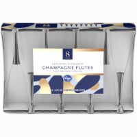 Kroger® Champagne Flutes - Clear Perspective: Main