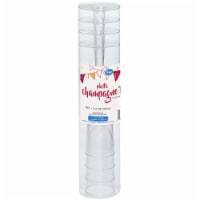 Kroger® Entertainment Essentials Plastic Champagne Flutes - Clear
