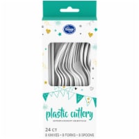 Kroger® Entertainment Essentials Plastic Cutlery - White Perspective: Main