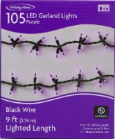 Holiday Home® Garland Lights - Purple