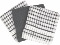 Everyday Living Popcorn Dish Cloths - Graphite