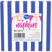Kroger Entertainment Essentials Blue Stripe Party Paper Napkins