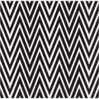 Kroger® Entertainment Essentials Black Chevron Cat Eyes Party Paper Napkins Perspective: Main
