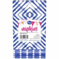 Kroger® Entertainment Essentials Shiborhi Diamond Guest Napkins - Blue