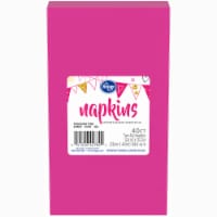 Kroger® Entertainment Essentials Shocking Pink Guest Paper Napkins Perspective: Main