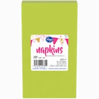 Kroger® Entertainment Essentials Napkins - Green - 40 Pack Perspective: Main