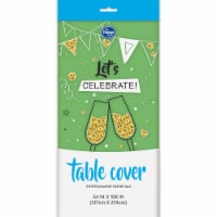 Kroger® Entertainment Essentials Plastic Table Cover - Green Perspective: Main