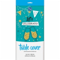 Kroger® Entertainment Essentials Table Cover - Teal Perspective: Main