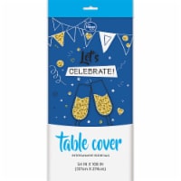 Kroger® Entertainment Essentials Table Cover - Blue Perspective: Main