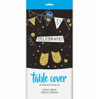 Kroger® Entertainment Essentials Table Cover - Black Perspective: Main
