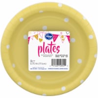 Kroger® Entertainment Essentials Polka Dot Paper Plates - Yellow