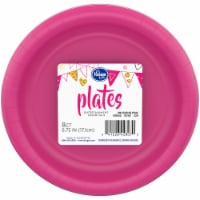 Kroger® Entertainment Essentials Paper Plates - Shocking Pink Perspective: Main