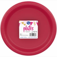 Kroger® Entertainment Essentials Paper Plates - Lollipop Pink Perspective: Main