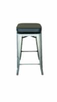 HD Designs Harper Brown Padded Stool