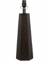 HD Designs Octagon Table Lamp Base - Brown Perspective: Main