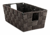Everyday Living Small Woven Strap Shelf Tote - Espresso Perspective: Main