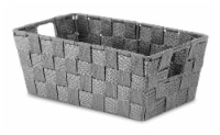 Everyday Living Small Woven Strap Shelf Tote - Gray Perspective: Main