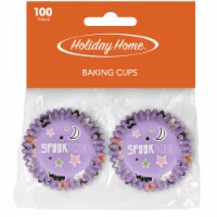 Holiday Home® Mini Spooktacular Baking Cups - Purple Perspective: Main
