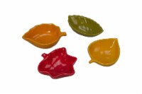 Holiday Home Ceramic Leaves Tidbit Bowls - Assorted Perspective: Main