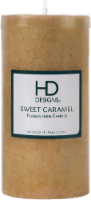 HD Designs® Sweet Caramel Pillar Candle - Tan Perspective: Main