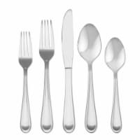 Dash of That Claire Stainless Steel Mirror Flatware Set - Silver