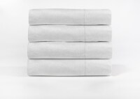 Modavari Home Fashions Linen Sheet Set - 4 Piece - White Perspective: Main