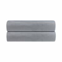 Modavari Home Fashions Linen Blend King Pillowcases - 2 pack Gray Perspective: Main