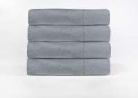 Modavari Home Fashions Linen Sheet Set - 4 Piece - Gray Perspective: Main