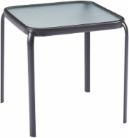 HD Designs Outdoors Orchards Square Side Table - Black Perspective: Main