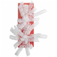 Holiday Home® White Sheer Curl Swirl Gift Bows Perspective: Main