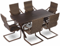 HD Designs Outdoors Bali Wicker Dining Set Perspective: Main
