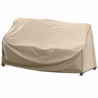 HD Designs Outdoors Loveseat Cover - Taupe Perspective: Main