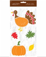Holiday Home® Harvest Turkey Gel Cling Perspective: Main