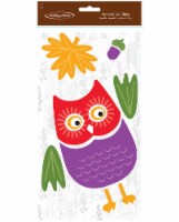 Holiday Home® Harvest Owl Gel Cling Perspective: Main