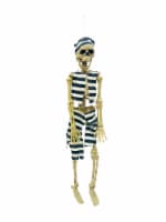 Holiday Home Hanging Convict Dressed Skeleton Decoration