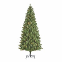 Holiday Home Edisto Noble Fir Tree with Multicolored Lights Perspective: Main