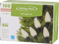 Holiday Home Indoor Outdoor 100 C9 LED String Christmas Lights - Warm White Perspective: Main