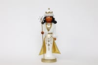 Holiday Home 14in Gold/ Silver Ethnic Queen Christmas Nutcracker Perspective: Main