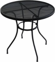 HD Designs Outdoors Taylor Round Bistro Table - Black Perspective: Main