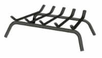 Open Hearth by Panacea Diamond Bar Fireplace Grate - Black Perspective: Main