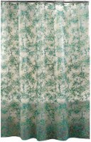Everyday Living® Fresh Meadows PEVA Shower Curtain - Green Perspective: Main