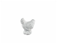 HD Designs 4.2 in Cast Iron Rooster Figure - White Perspective: Main