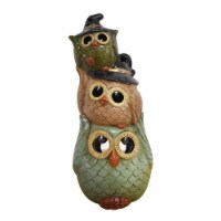 Holiday Home Triple-Stack Owl Garden Luminary Perspective: Main