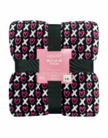 Holiday Home Hugs and Kisses Throw Perspective: Main