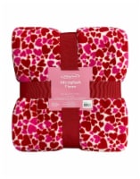 Holiday Home Hearts Throw Perspective: Main