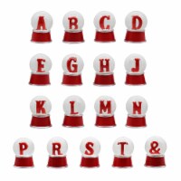 Holiday Home Monogram Waterglobe - Assorted Perspective: Main