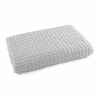 Dip Textured Bath Towel - Pearl Blue Perspective: Main