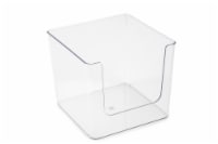 Everyday Living Square Stackable Storage Bin - Clear Perspective: Main