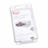 Everyday Living Short Storage Bin - Clear Perspective: Main