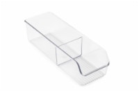 Everyday Living 2 Compartment Storage Bin - Clear Perspective: Main